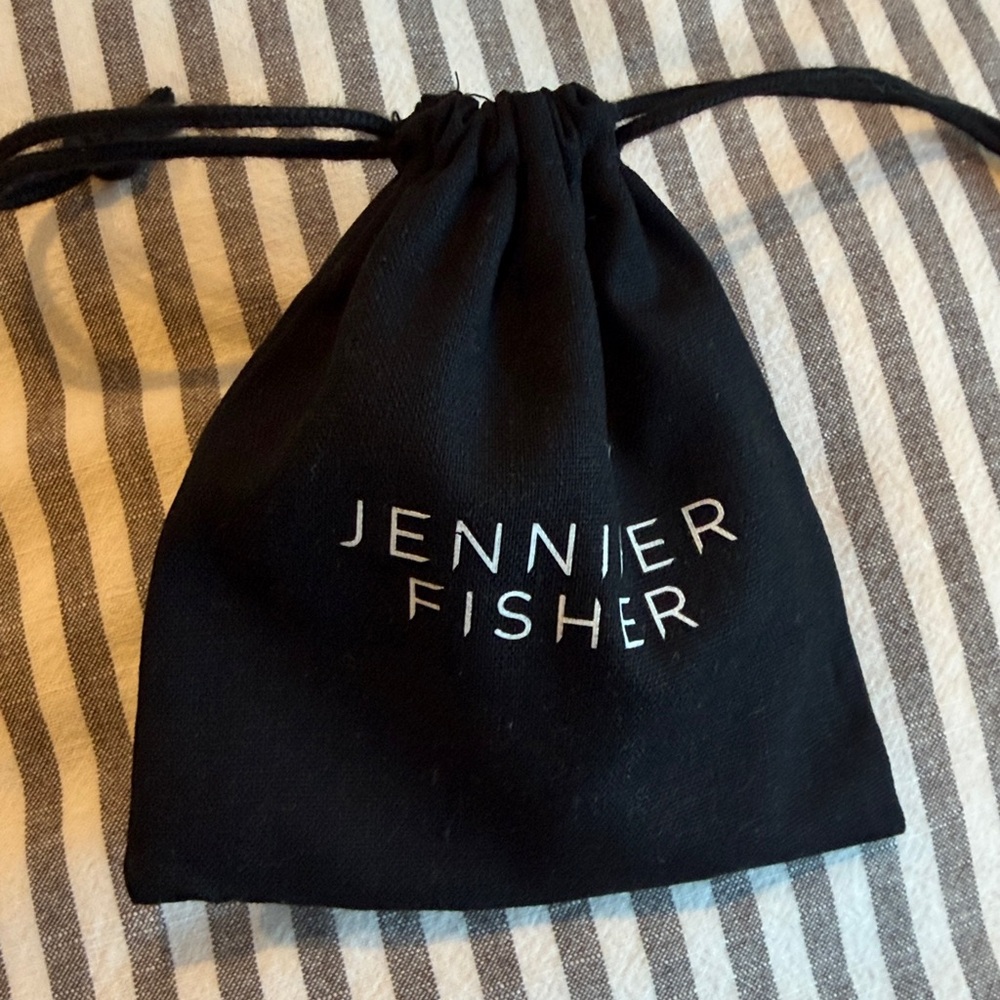 Jennifer Fisher Metallic Heart Earrings - Picture 6 of 7